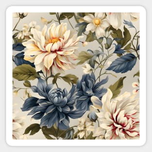 Shabby Chic Flowers Pattern 11 Sticker